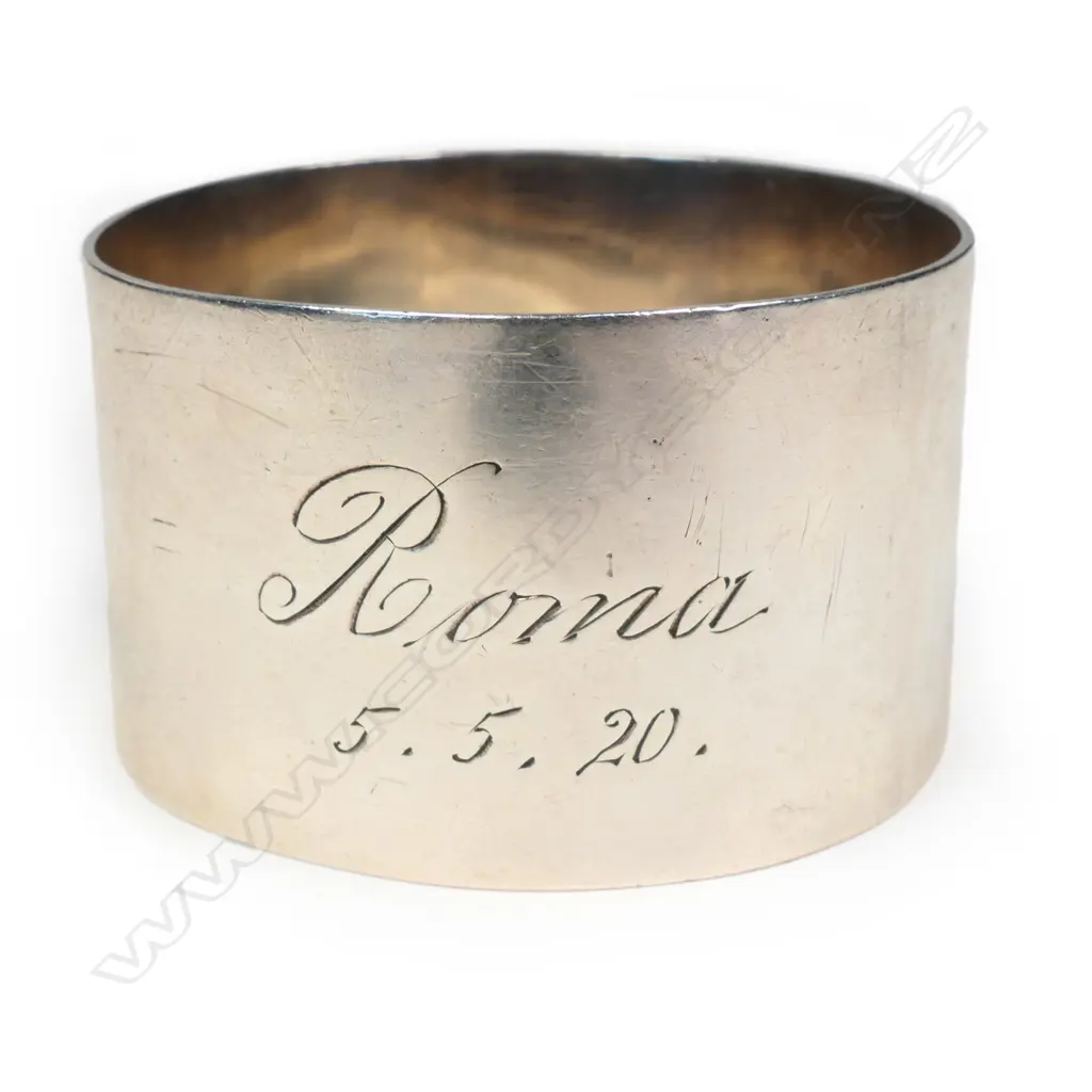 'Kohn' (Kohn & Co. (Siegfried)) silver napkin ring, Image 1++